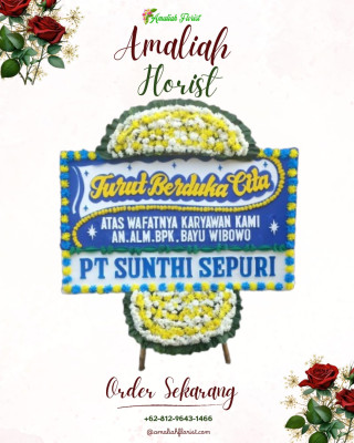 Papan Bunga Duka di Yapen Selatan